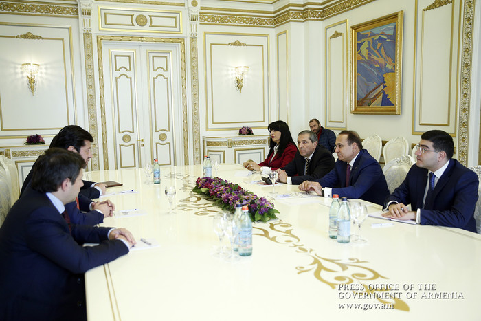Վարչապետ Հովիկ Աբրահամյանն ընդունել է Վրաստանի փոխվարչապետ, էներգետիկայի նախարար Կախա Կալաձեին