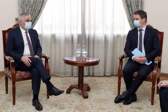 Փոխվարչապետ Մհեր Գրիգորյանն ընդունել է Ֆրանսիայի դեսպանին