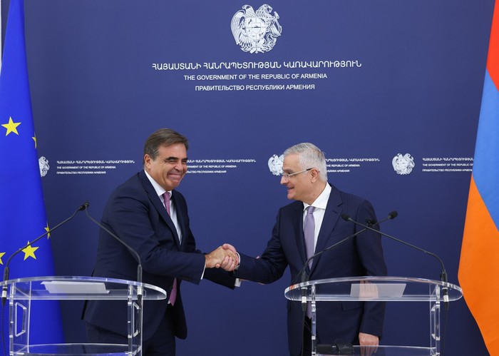 Փոխվարչապետ Մհեր Գրիգորյանը և Եվրոպական հանձնաժողովի փոխնախագահ Մարգարիտիս Սխինասը հանդես են եկել հա