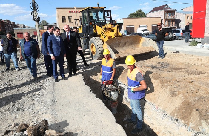 Փոխվարչապետ Սուրեն Պապիկյանի այցը Գյումրի