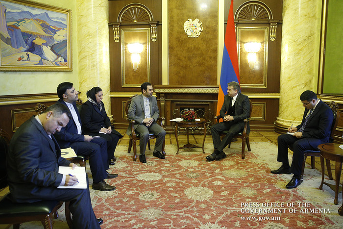 Վարչապետն ընդունել է ՀՀ-ում Իրանի դեսպանին
