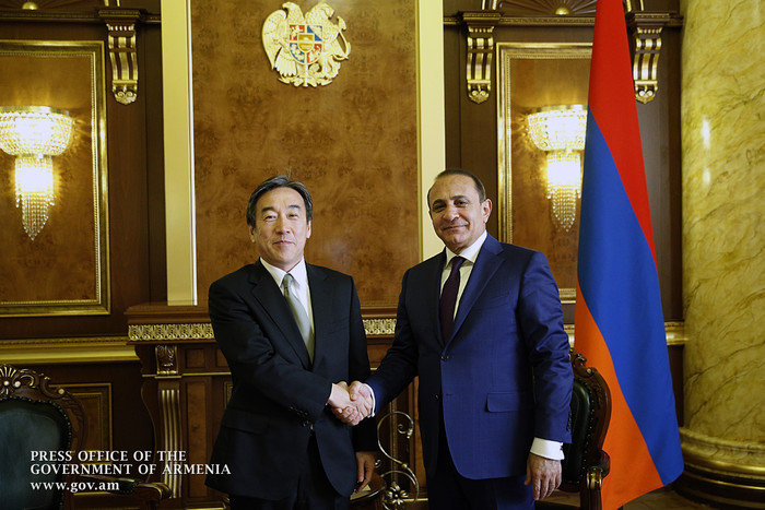 Վարչապետն ընդունել է Հայաստանում Ճապոնիայի առաջին ռեզիդենտ դեսպանին