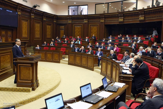 ՀՀ վարչապետ Տիգրան Սարգսյանի ելույթը ՀՀ ԱԺ-ում ՀՀ կառավարության ծրագիրը ներկայացնելիս