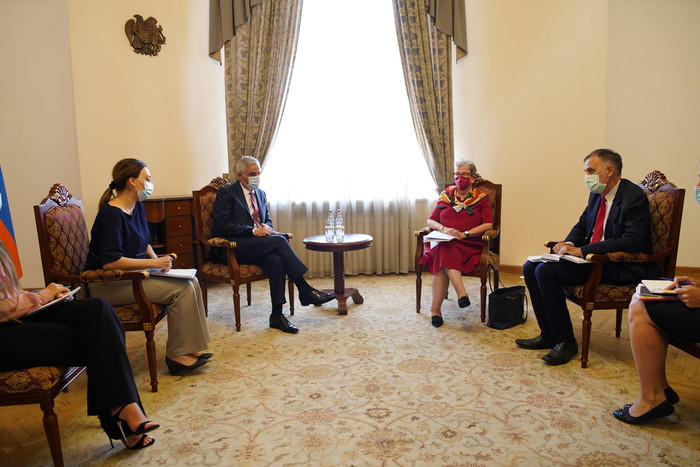 Փոխվարչապետ Մհեր Գրիգորյանը ԵՄ դեսպանի հետ քննարկել է ՀՀ-ԵՄ համագործակցության օրակարգը