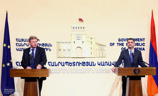 ՀՀ վարչապետ Տիգրան Սարգսյանի և Եվրոպական միության ընդլայնման և հարևանության քաղաքականության հարցերով