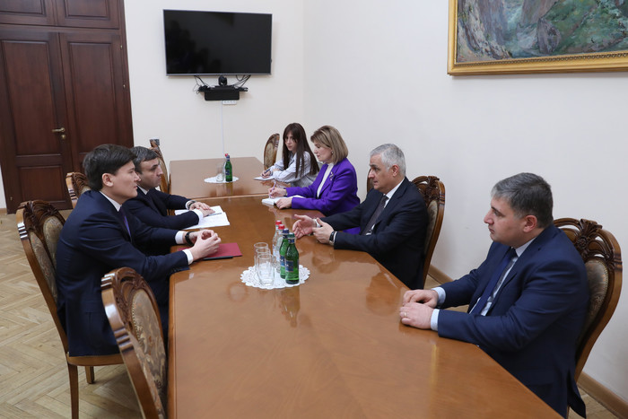 Փոխվարչապետ Մհեր Գրիգորյանն ընդունել է ԵՏՀ նախարարներին