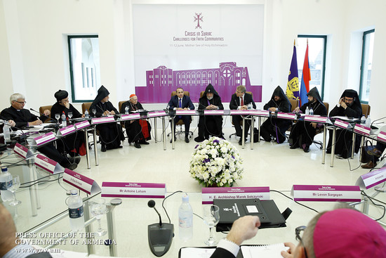 Վարչապետը մասնակցել է «Ճգնաժամը Սիրիայում. մարտահրավերներ հավատքի համայնքների համար» միջազգային խորհ