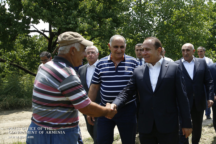 Վարչապետն աշխատանքային այցով եղել է Արարատի մարզում