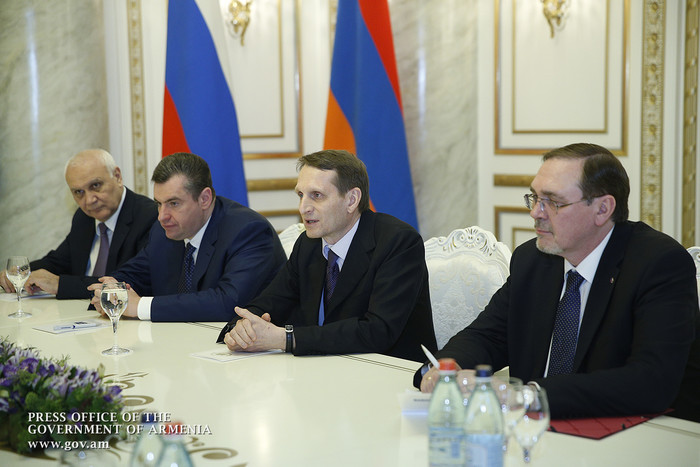 Հովիկ Աբրահամյանը հանդիպում է ունեցել Սերգեյ Նարիշկինի հետ