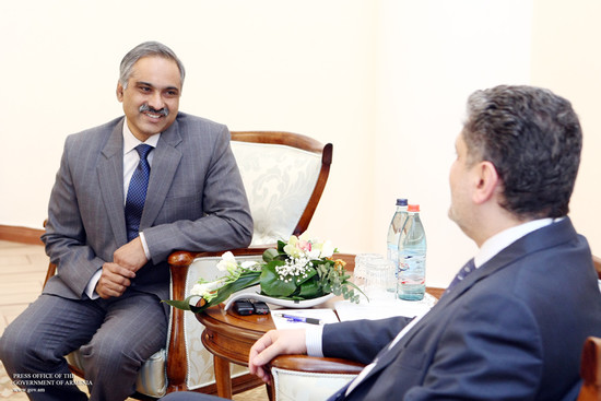 Վարչապետն ընդունել է ՀՀ-ում Հնդկաստանի նորանշանակ դեսպանին